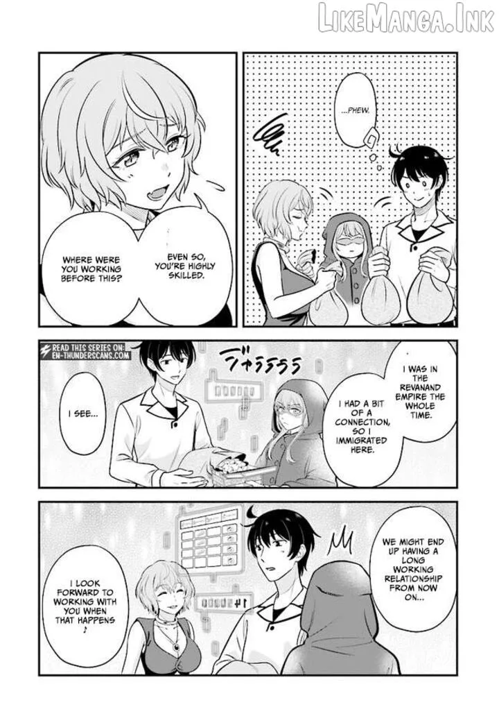 Kyuutei Tanyashi no Shiawase na Nichijou - Black na Shokuba wo Tsuihousareta ga, Ringoku de Koushaku Reijou ni Dekiaisare Nagara White na Seikatsu Okurimasu Chapter 16 page 16