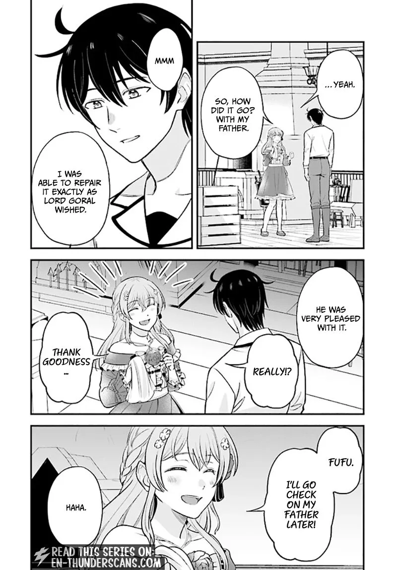 Kyuutei Tanyashi no Shiawase na Nichijou - Black na Shokuba wo Tsuihousareta ga, Ringoku de Koushaku Reijou ni Dekiaisare Nagara White na Seikatsu Okurimasu Chapter 18 page 3