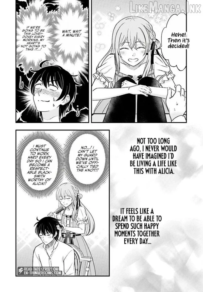 Kyuutei Tanyashi no Shiawase na Nichijou - Black na Shokuba wo Tsuihousareta ga, Ringoku de Koushaku Reijou ni Dekiaisare Nagara White na Seikatsu Okurimasu Chapter 21 page 13