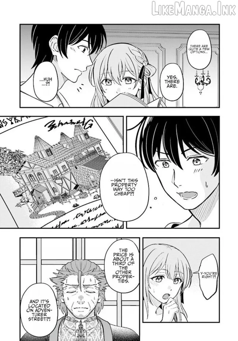 Kyuutei Tanyashi no Shiawase na Nichijou - Black na Shokuba wo Tsuihousareta ga, Ringoku de Koushaku Reijou ni Dekiaisare Nagara White na Seikatsu Okurimasu Chapter 21 page 22