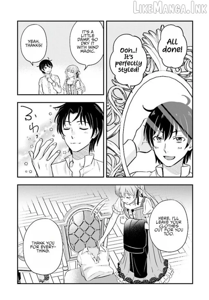 Kyuutei Tanyashi no Shiawase na Nichijou - Black na Shokuba wo Tsuihousareta ga, Ringoku de Koushaku Reijou ni Dekiaisare Nagara White na Seikatsu Okurimasu Chapter 21 page 14