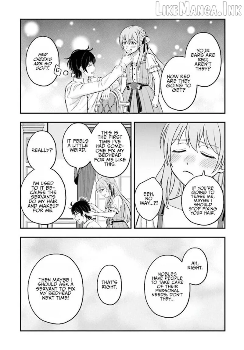 Kyuutei Tanyashi no Shiawase na Nichijou - Black na Shokuba wo Tsuihousareta ga, Ringoku de Koushaku Reijou ni Dekiaisare Nagara White na Seikatsu Okurimasu Chapter 21 page 10