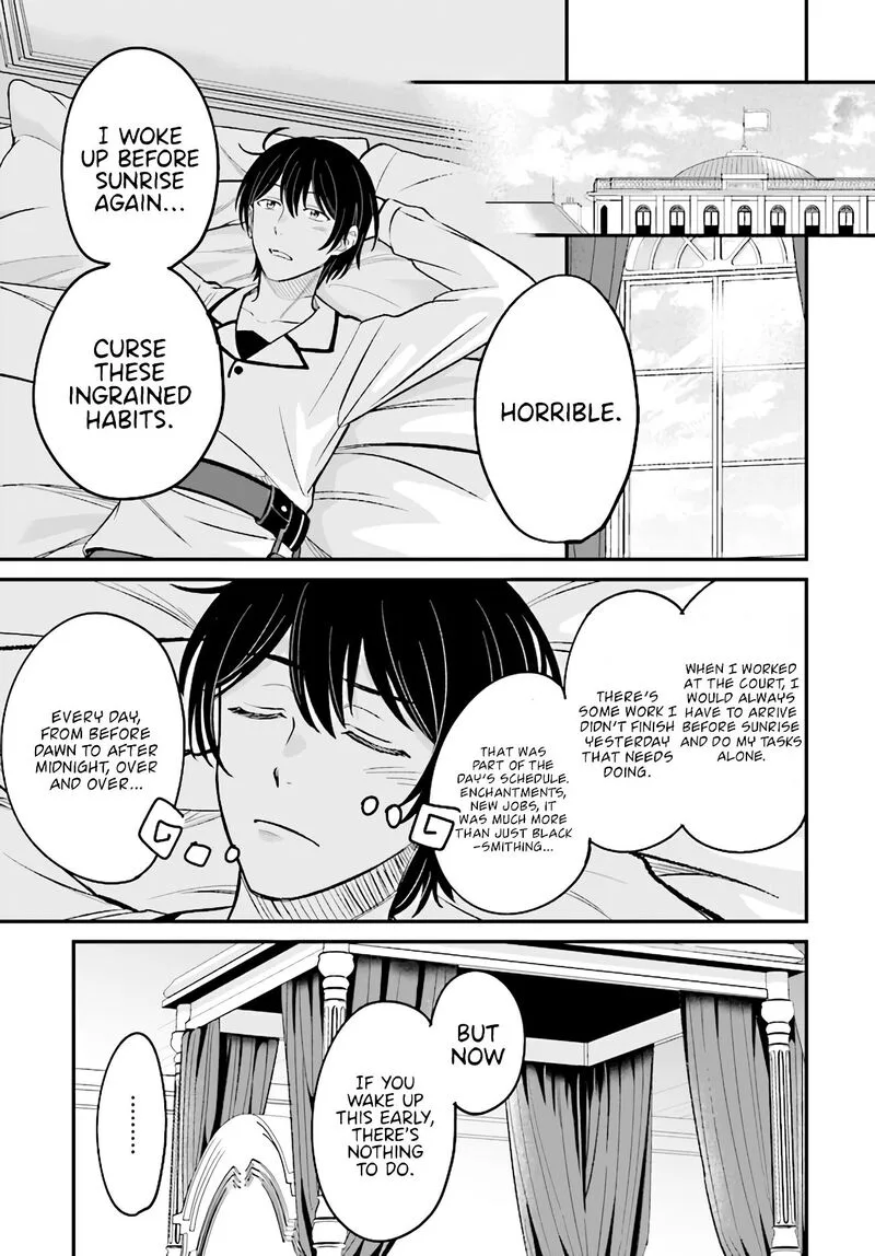 Kyuutei Tanyashi no Shiawase na Nichijou - Black na Shokuba wo Tsuihousareta ga, Ringoku de Koushaku Reijou ni Dekiaisare Nagara White na Seikatsu Okurimasu Chapter 3.2 page 2