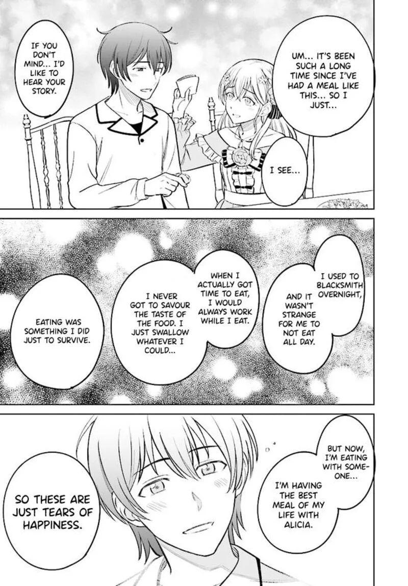 Kyuutei Tanyashi no Shiawase na Nichijou - Black na Shokuba wo Tsuihousareta ga, Ringoku de Koushaku Reijou ni Dekiaisare Nagara White na Seikatsu Okurimasu Chapter 4.1 page 12