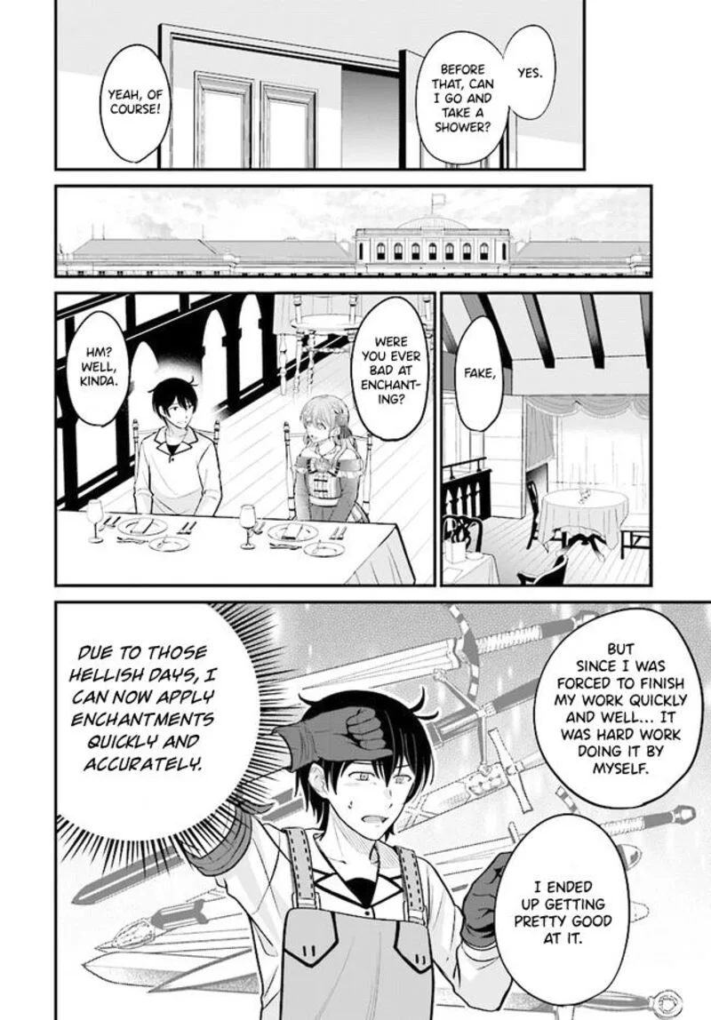 Kyuutei Tanyashi no Shiawase na Nichijou - Black na Shokuba wo Tsuihousareta ga, Ringoku de Koushaku Reijou ni Dekiaisare Nagara White na Seikatsu Okurimasu Chapter 4.1 page 9