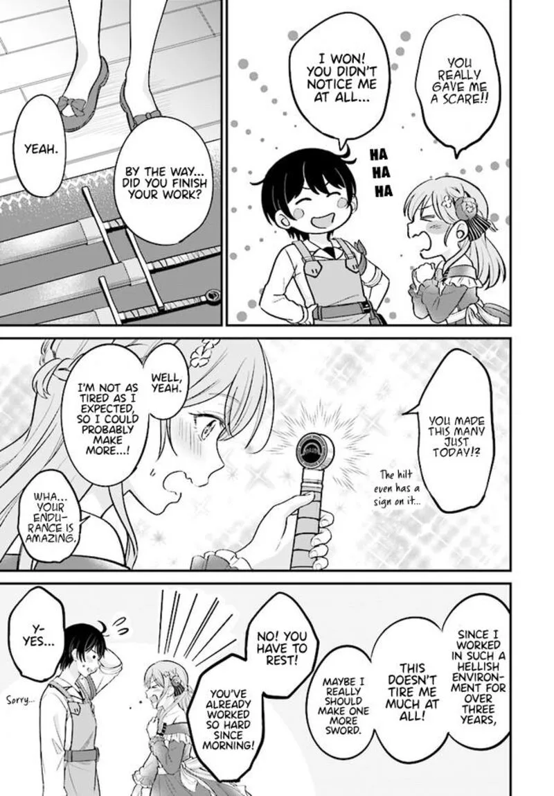 Kyuutei Tanyashi no Shiawase na Nichijou - Black na Shokuba wo Tsuihousareta ga, Ringoku de Koushaku Reijou ni Dekiaisare Nagara White na Seikatsu Okurimasu Chapter 5.2 page 11