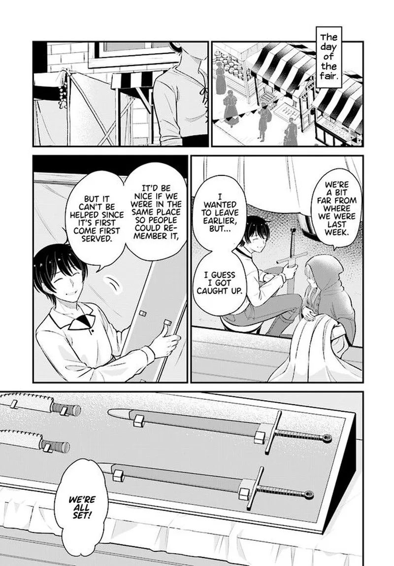 Kyuutei Tanyashi no Shiawase na Nichijou - Black na Shokuba wo Tsuihousareta ga, Ringoku de Koushaku Reijou ni Dekiaisare Nagara White na Seikatsu Okurimasu Chapter 7.2 page 1