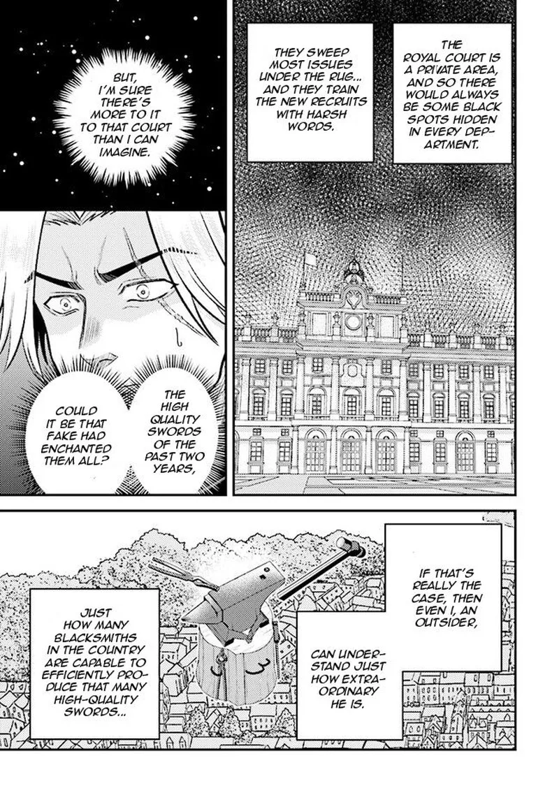 Kyuutei Tanyashi no Shiawase na Nichijou - Black na Shokuba wo Tsuihousareta ga, Ringoku de Koushaku Reijou ni Dekiaisare Nagara White na Seikatsu Okurimasu Chapter 9.1 page 7