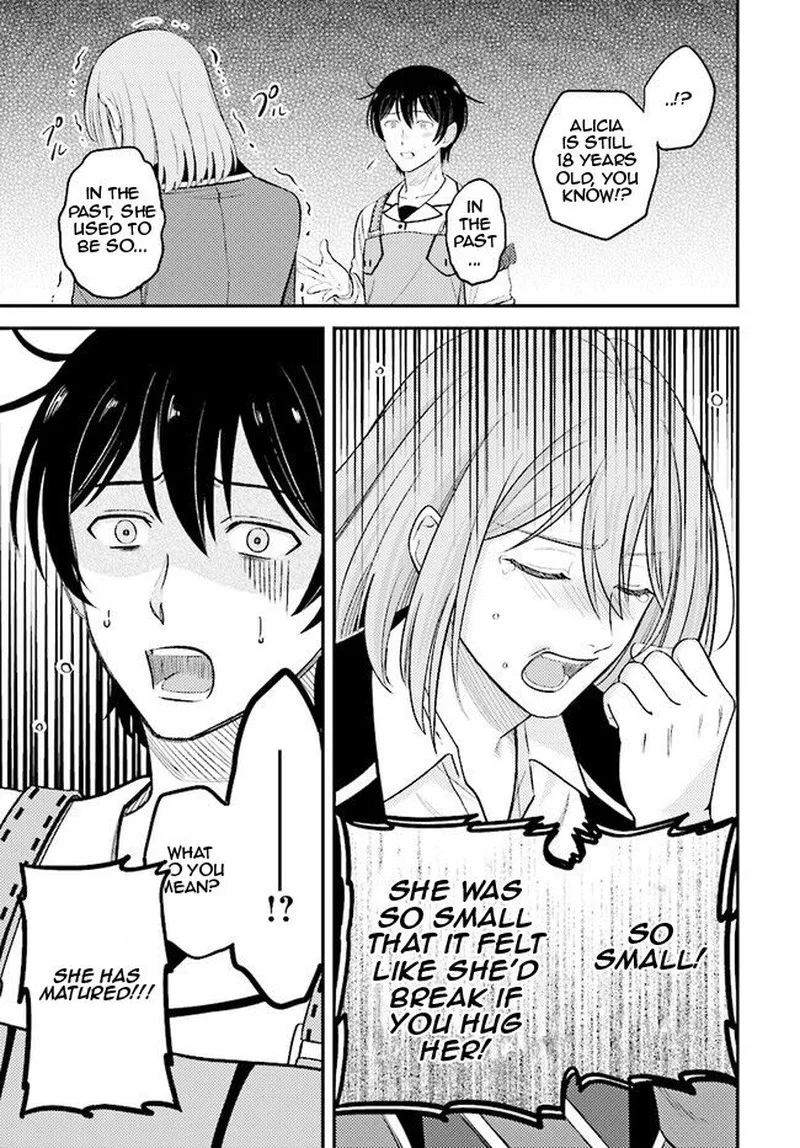 Kyuutei Tanyashi no Shiawase na Nichijou - Black na Shokuba wo Tsuihousareta ga, Ringoku de Koushaku Reijou ni Dekiaisare Nagara White na Seikatsu Okurimasu Chapter 9.2 page 8