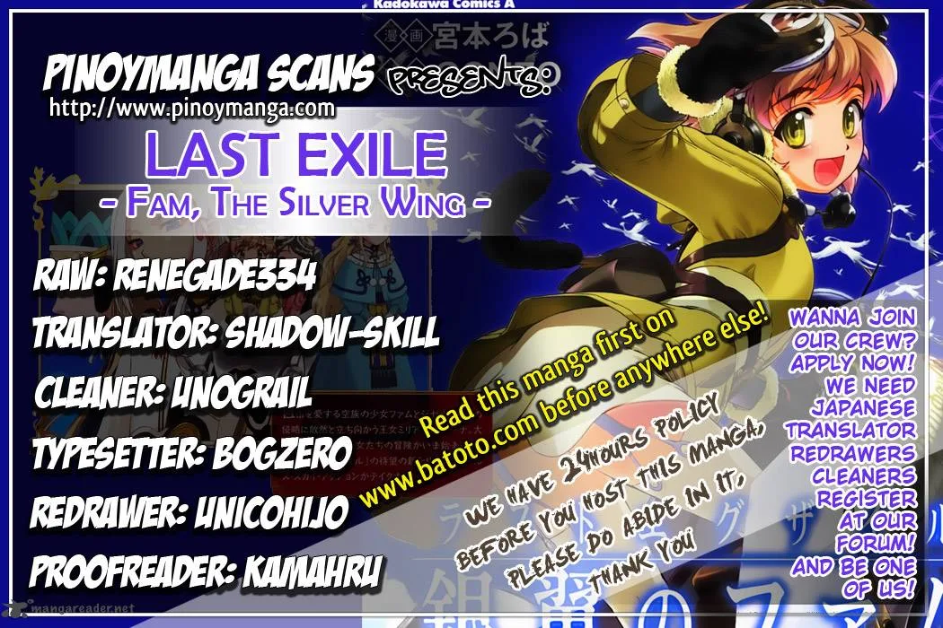 Last Exile - Ginyoku no Fam Chapter 4 page 1