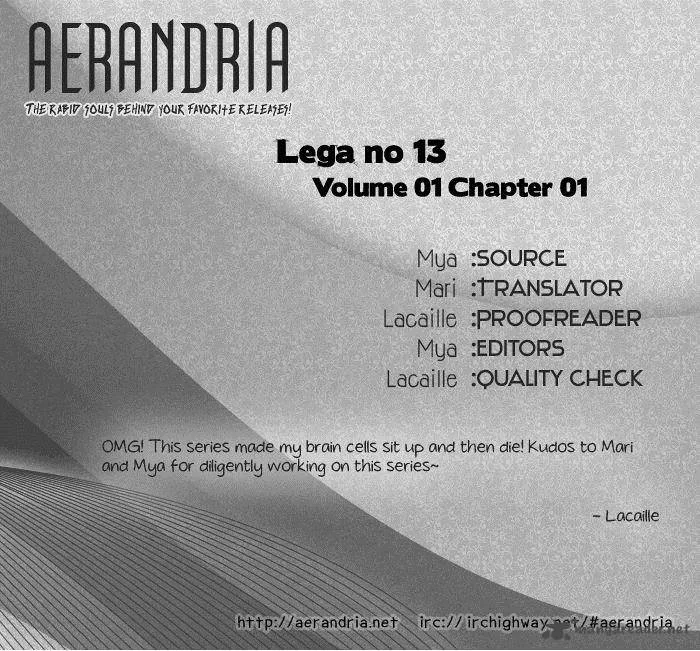 Lega no 13 Chapter 1 page 3