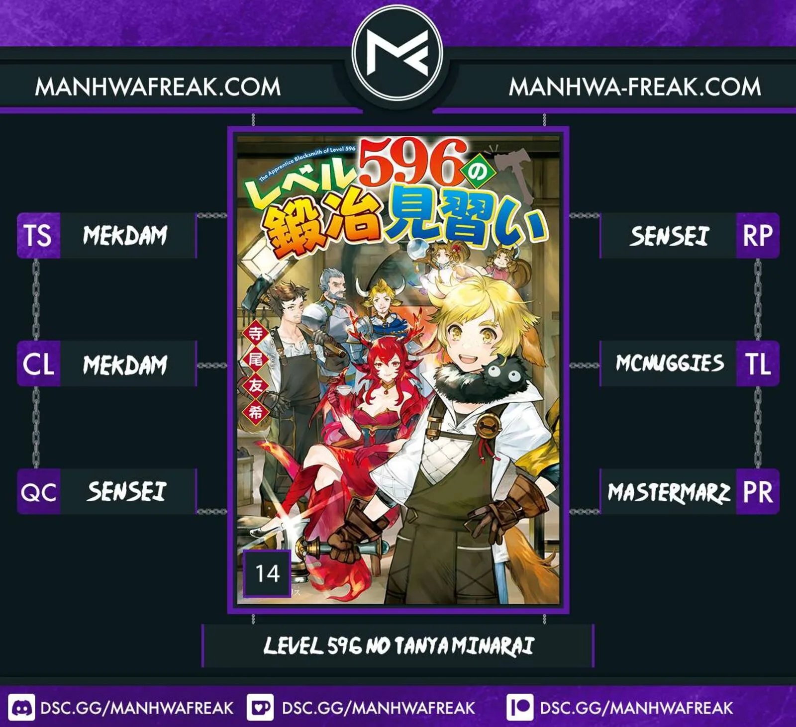 Level 596 no Tanya Minarai Chapter 14 page 1