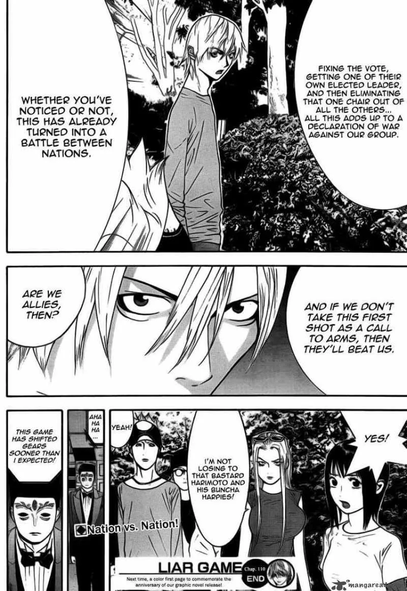 Liar Game Chapter 110 page 18
