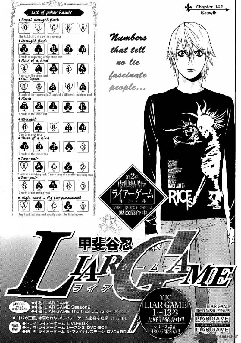 Liar Game Chapter 142 page 1
