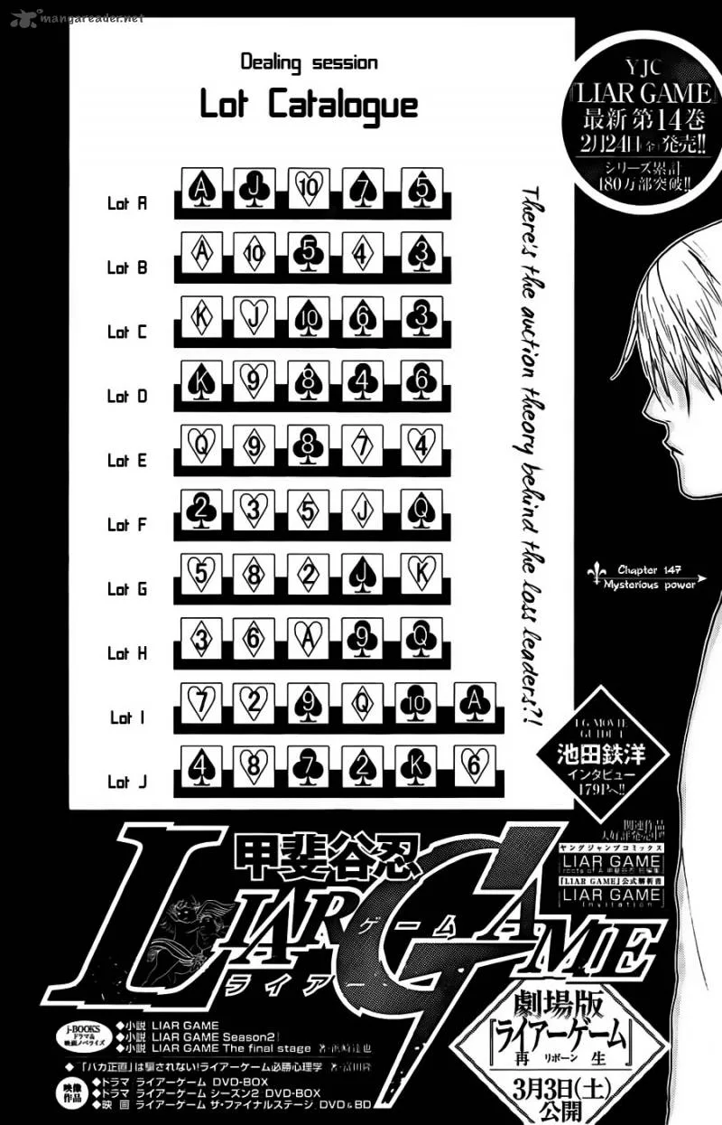 Liar Game Chapter 147 page 1