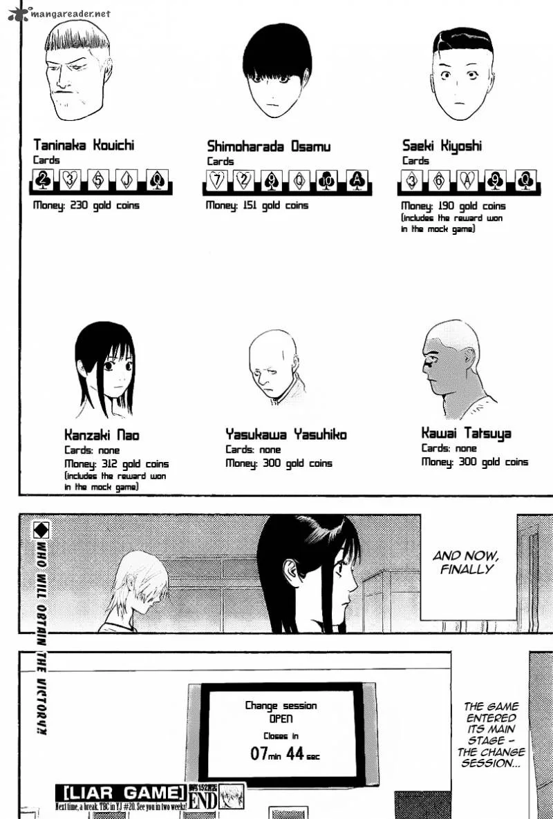 Liar Game Chapter 152 page 18