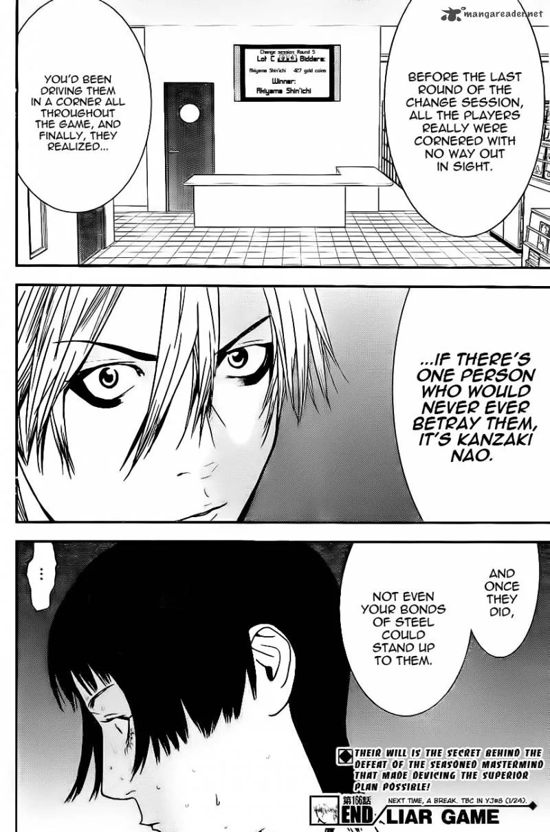Liar Game Chapter 166 page 18