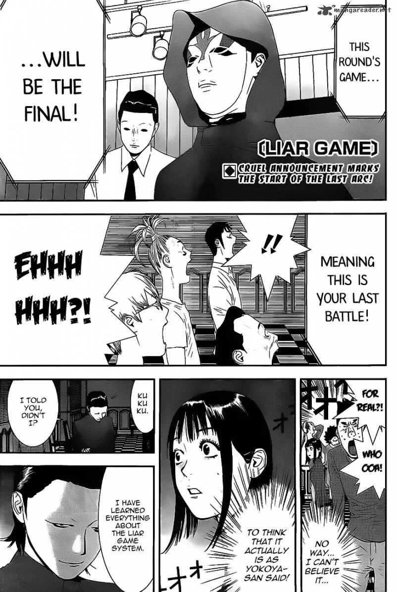 Liar Game Chapter 171 page 1