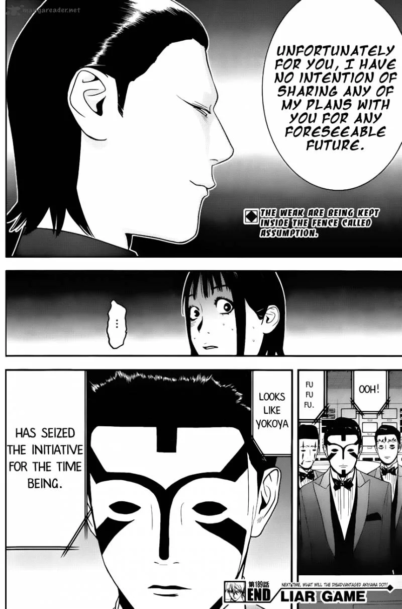 Liar Game Chapter 189 page 18