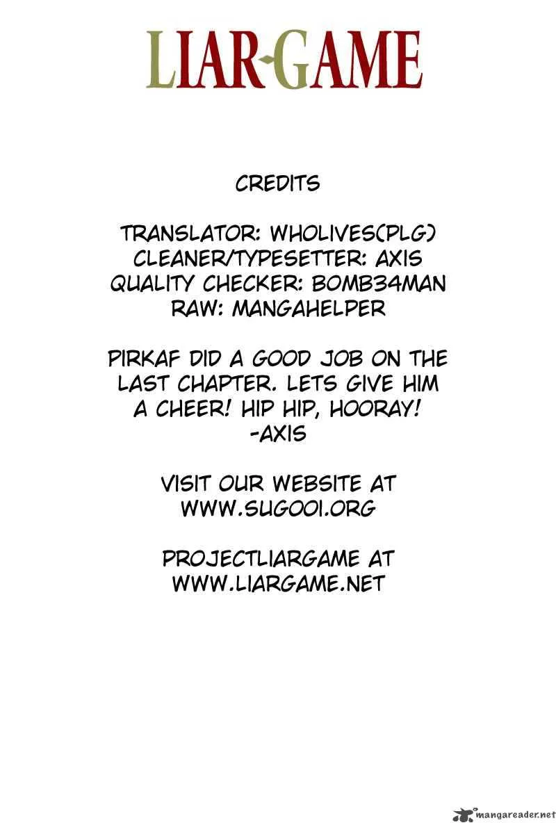Liar Game Chapter 55 page 1