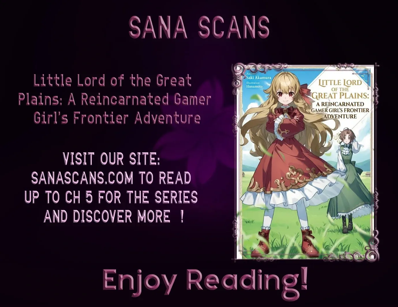 Little Lord of the Great Plains: A Reincarnated Gamer Girl’s Frontier Adventure Chapter 1 page 1
