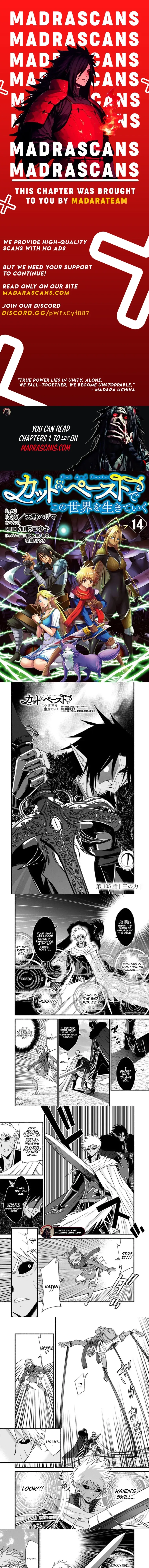 Living In This World With Cut & Paste Chapter 105 page 1