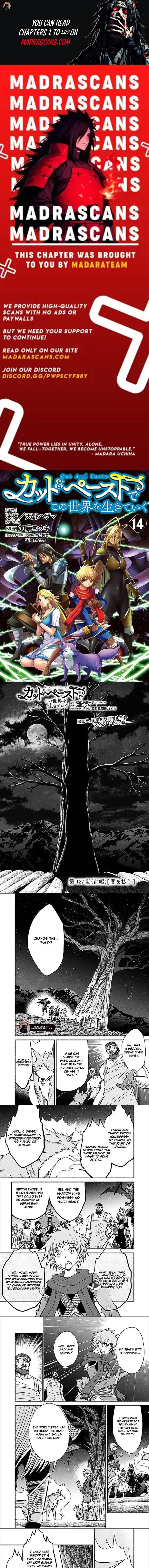 Living In This World With Cut & Paste Chapter 127.1 page 1