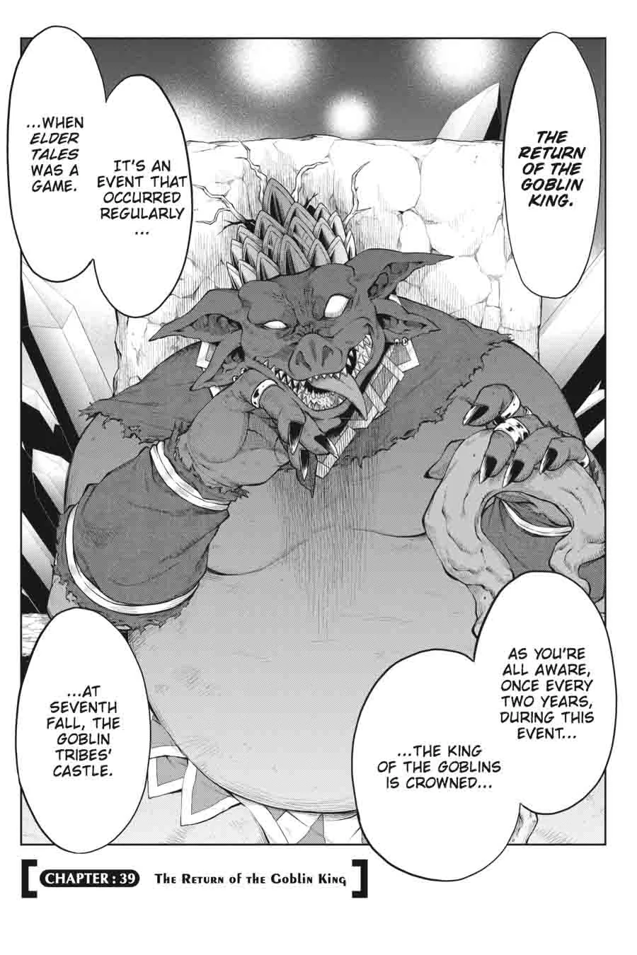 Log Horizon - Nishikaze no Ryodan Chapter 39 page 1