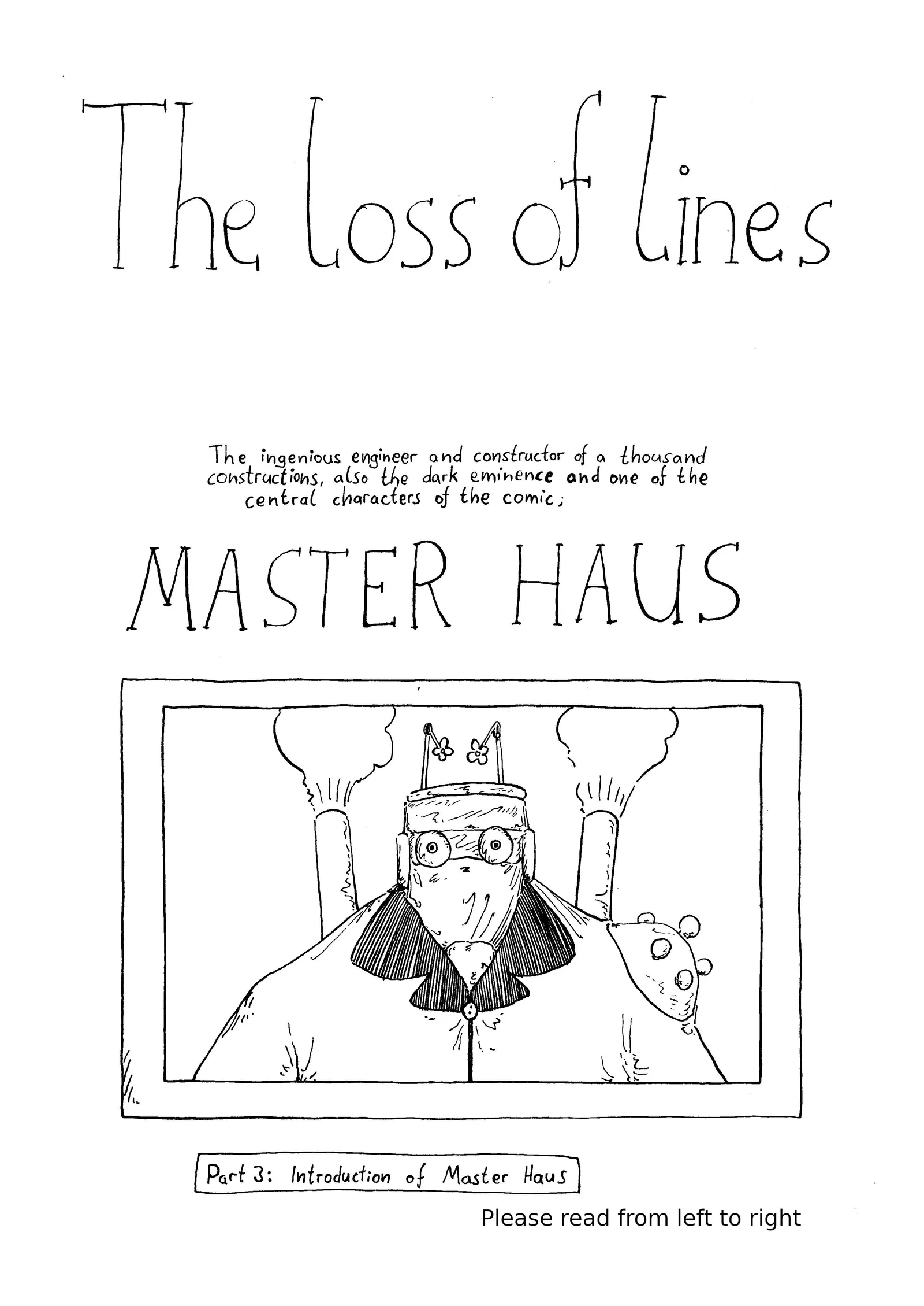 Loss Of Lines Chapter 3 page 1