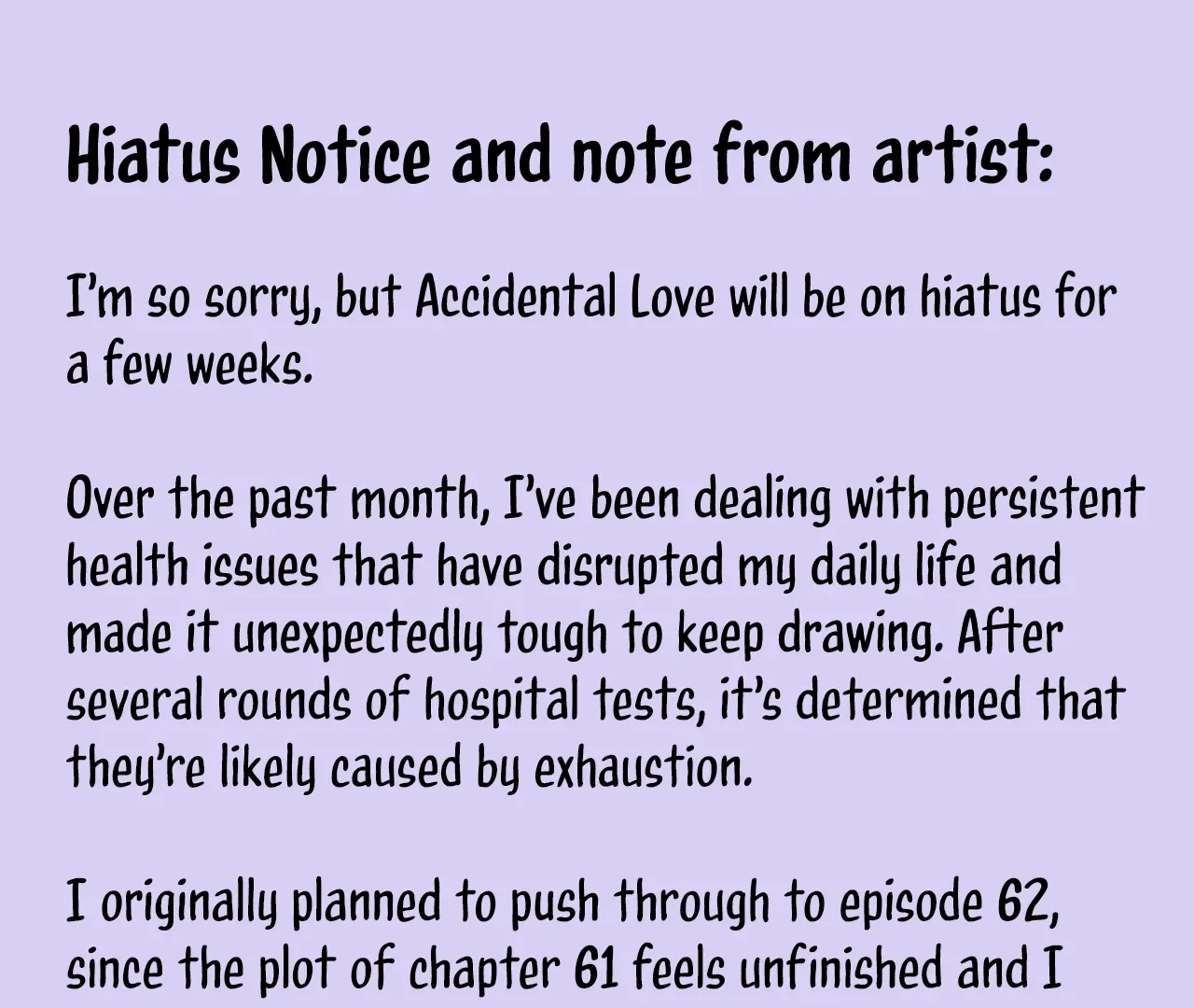 Love by Mistake Chapter 61.5 page 1