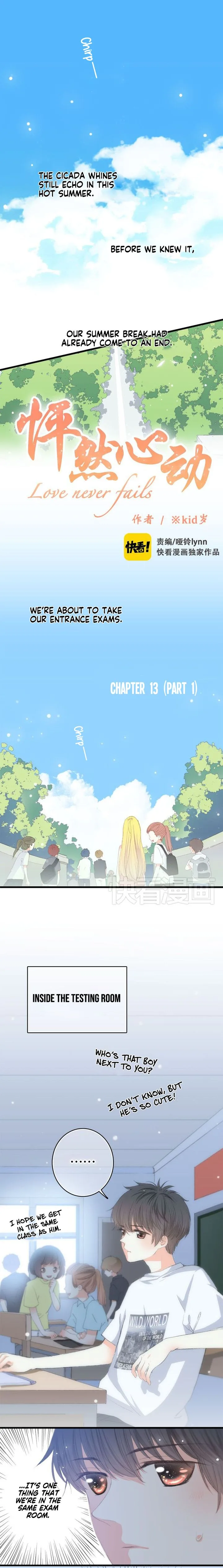 Love Never Fails Chapter 13 page 1