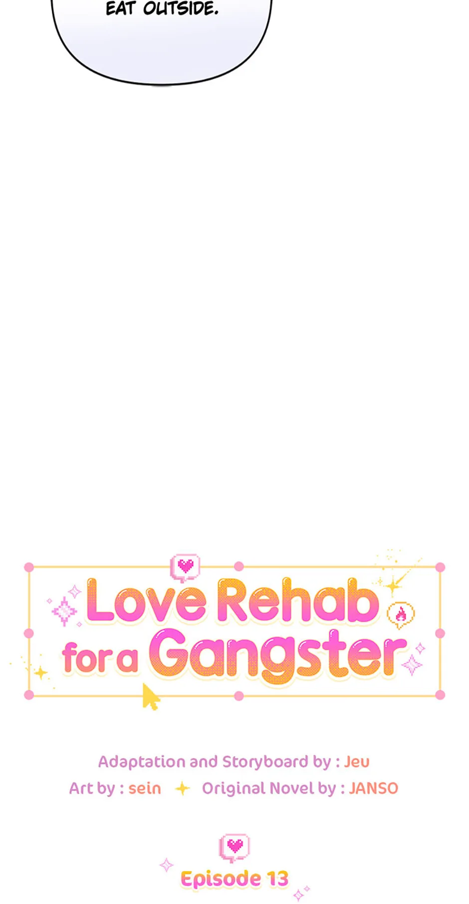 Love Rehab for a Gangster Chapter 13 page 40
