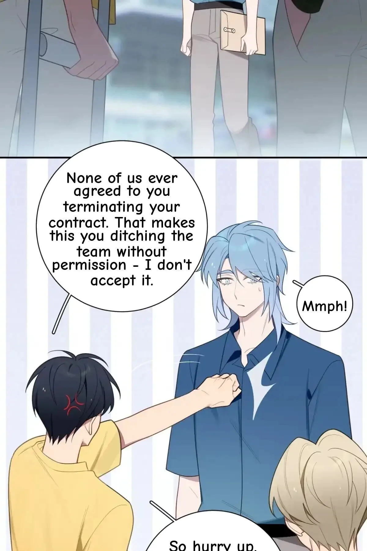 Love's Out, Boy Band Fandom's In Chapter 71 page 22