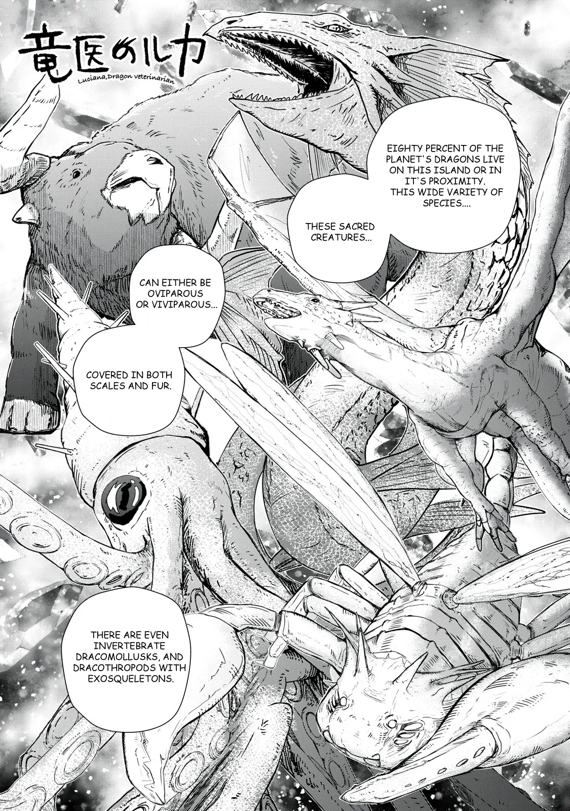 Luca the Dragon Vet Chapter 2 page 1