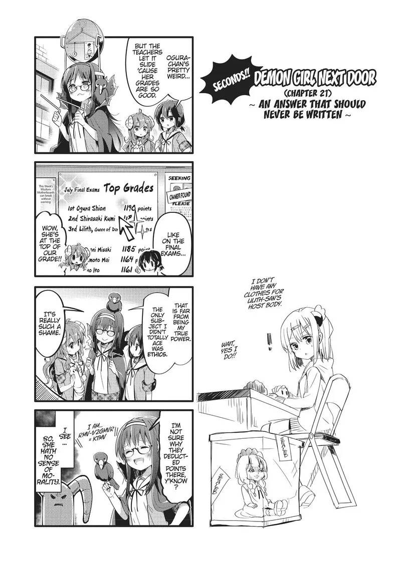 Machikado Mazoku Chapter 21 page 10