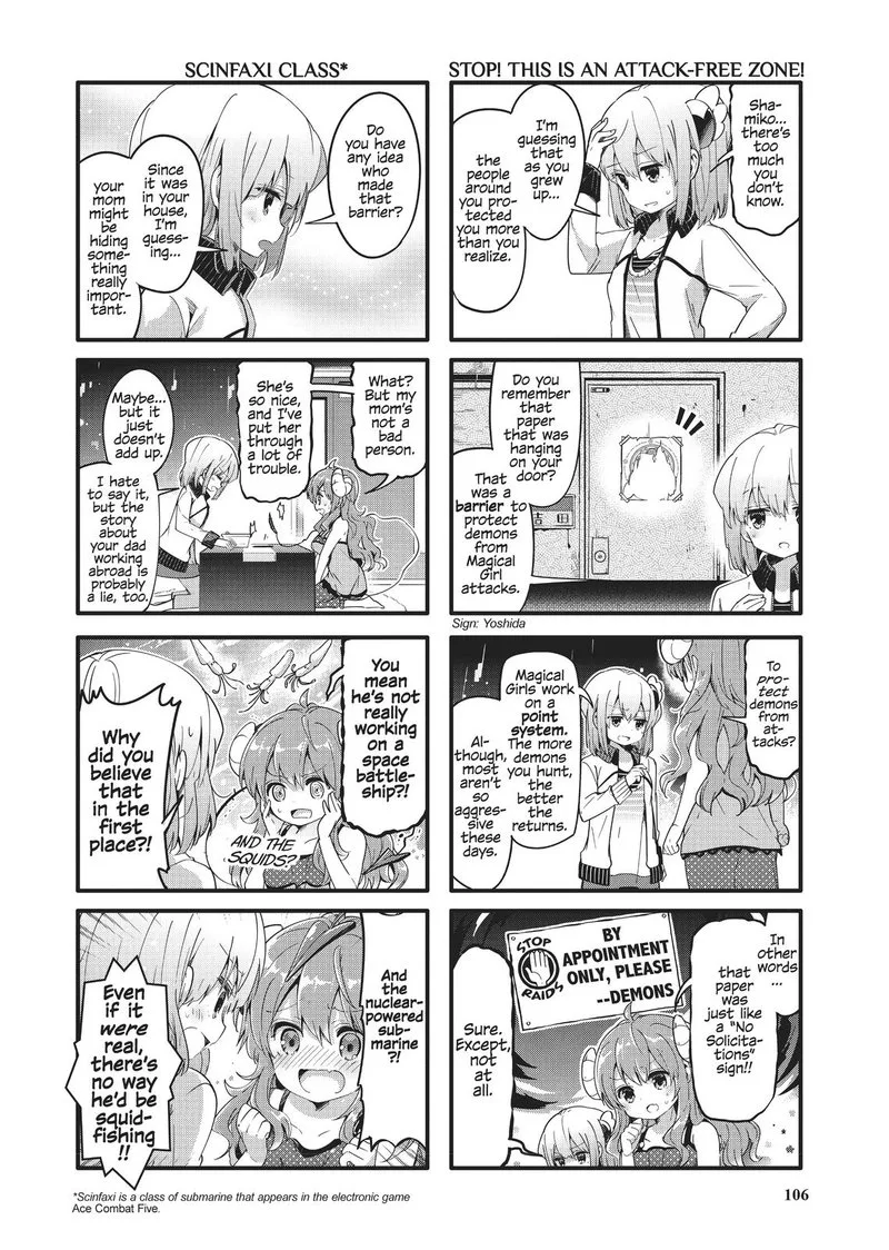 Machikado Mazoku Chapter 24 page 4
