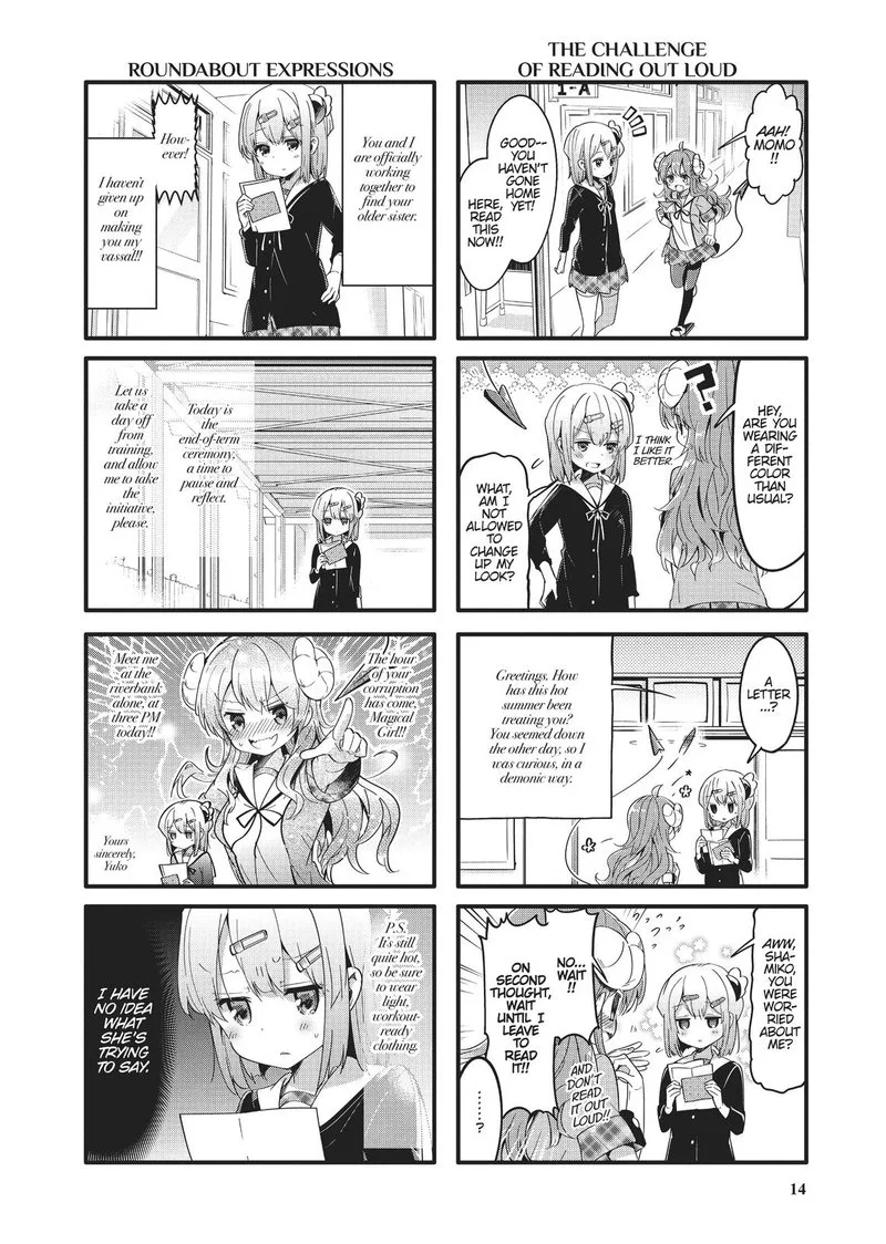 Machikado Mazoku Chapter 27 page 4