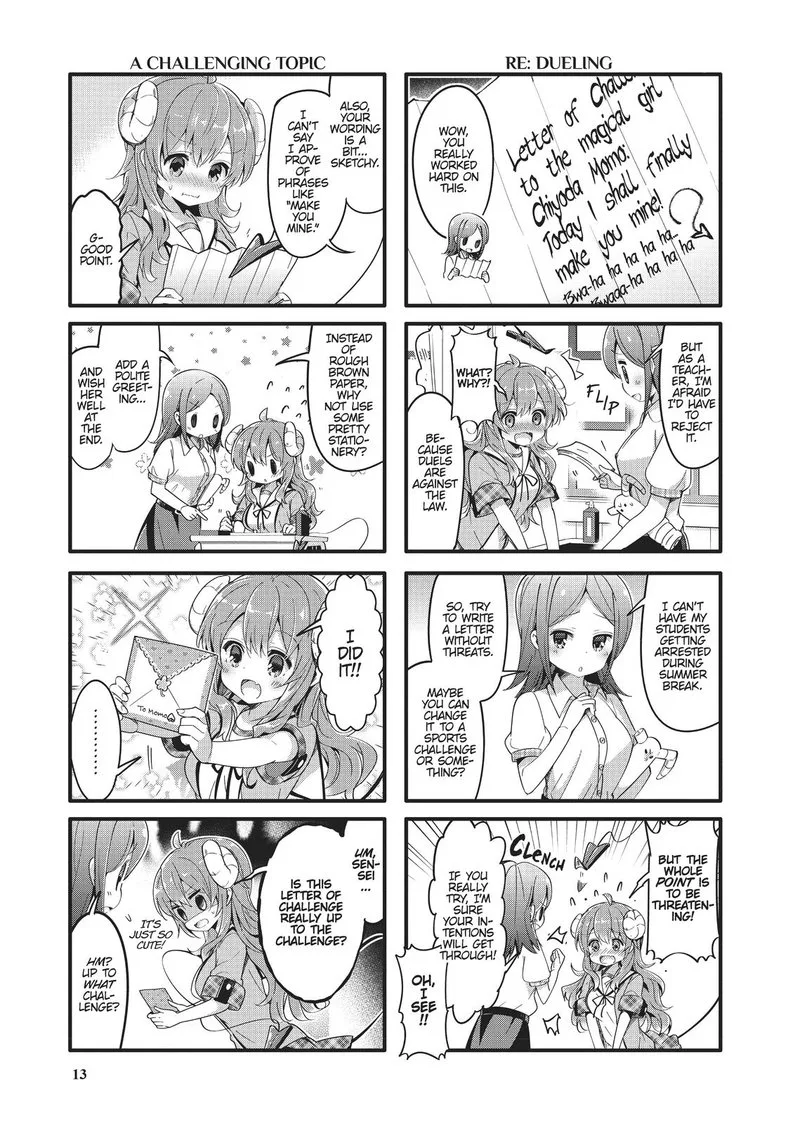 Machikado Mazoku Chapter 27 page 3