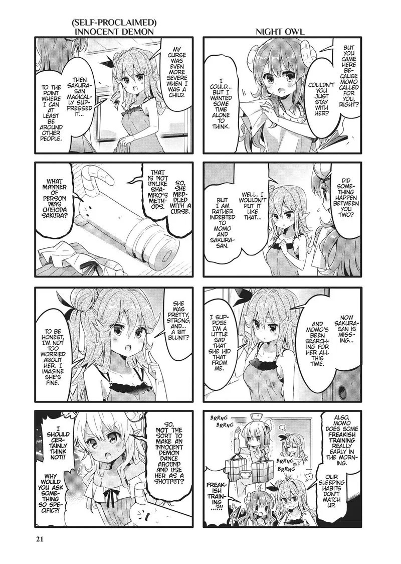 Machikado Mazoku Chapter 28 page 3
