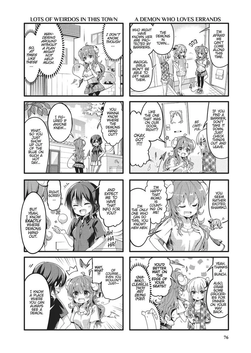 Machikado Mazoku Chapter 34 page 2