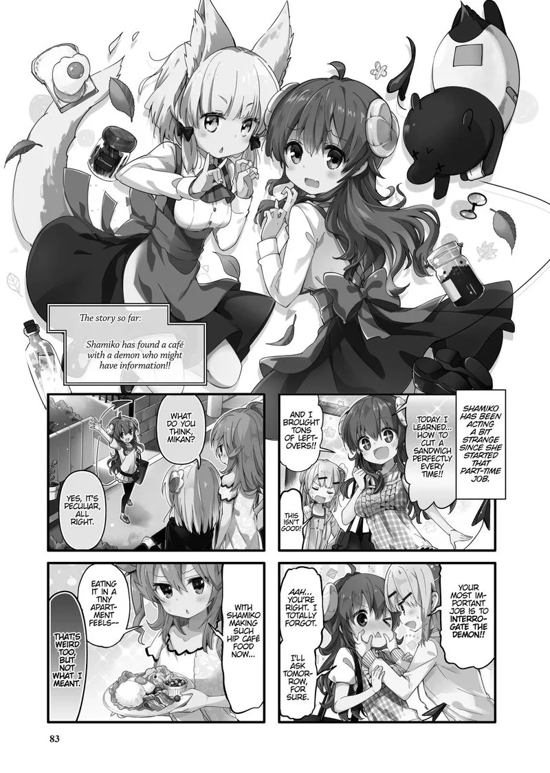 Machikado Mazoku Chapter 35 page 1