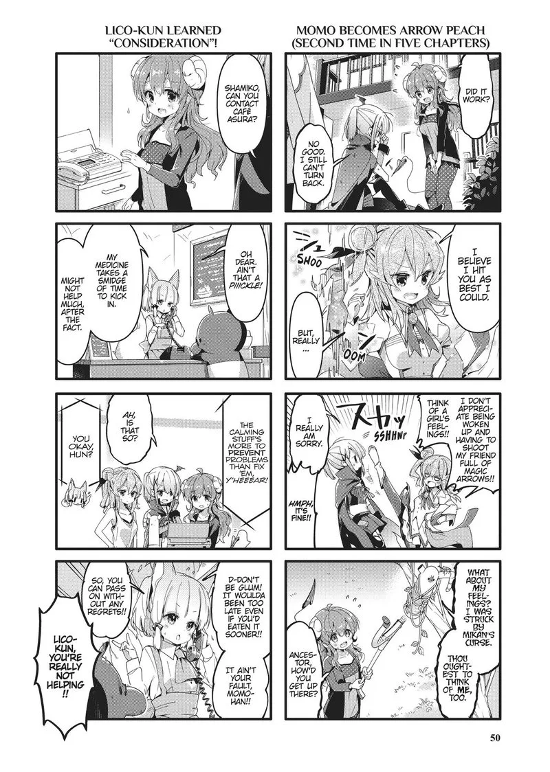 Machikado Mazoku Chapter 44 page 4