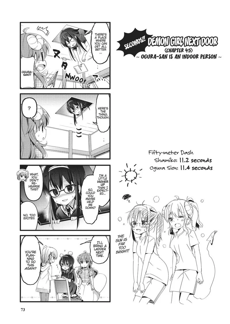Machikado Mazoku Chapter 46 page 9