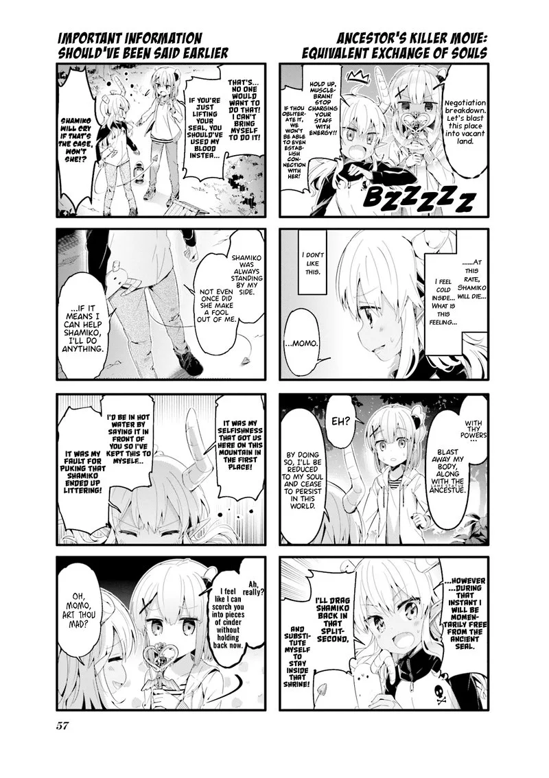 Machikado Mazoku Chapter 58 page 9