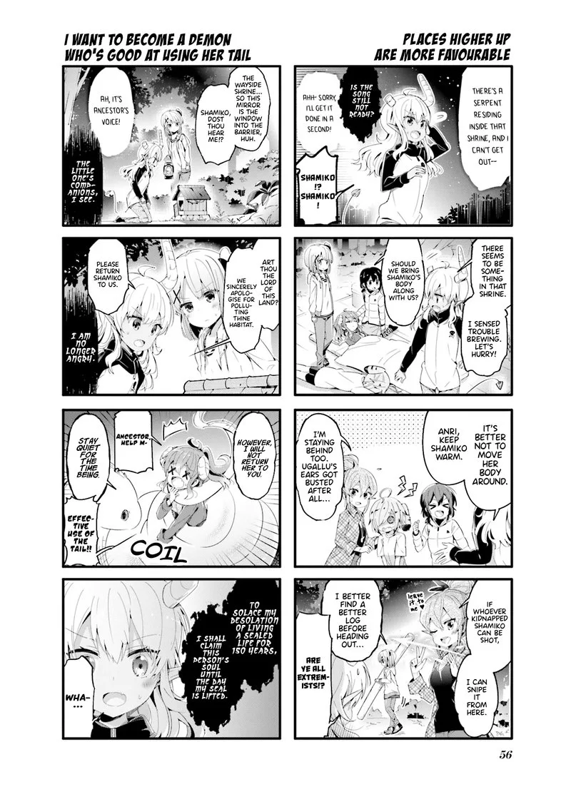 Machikado Mazoku Chapter 58 page 8