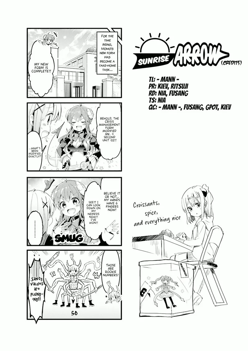 Machikado Mazoku Chapter 59 page 9