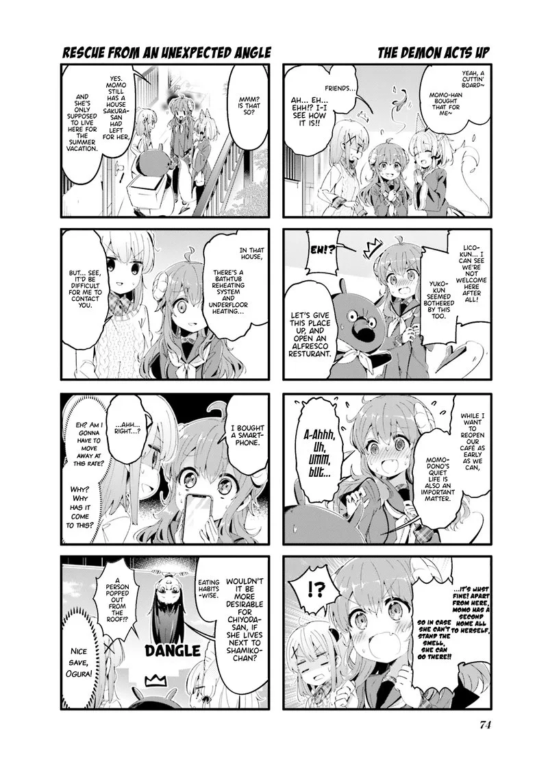 Machikado Mazoku Chapter 60 page 4