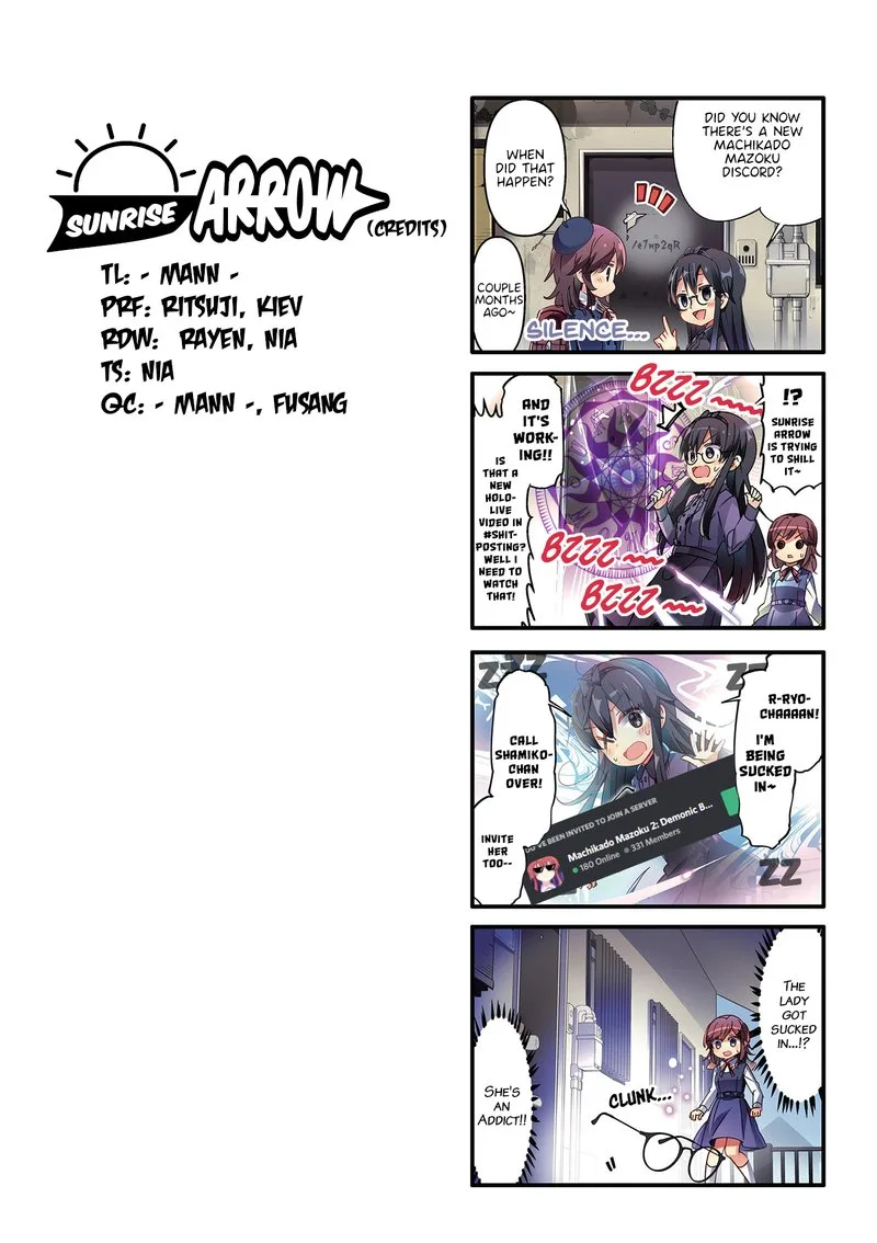 Machikado Mazoku Chapter 67 page 10