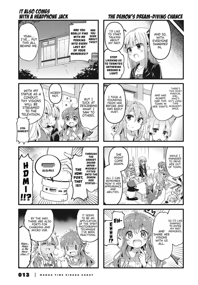 Machikado Mazoku Chapter 74 page 8