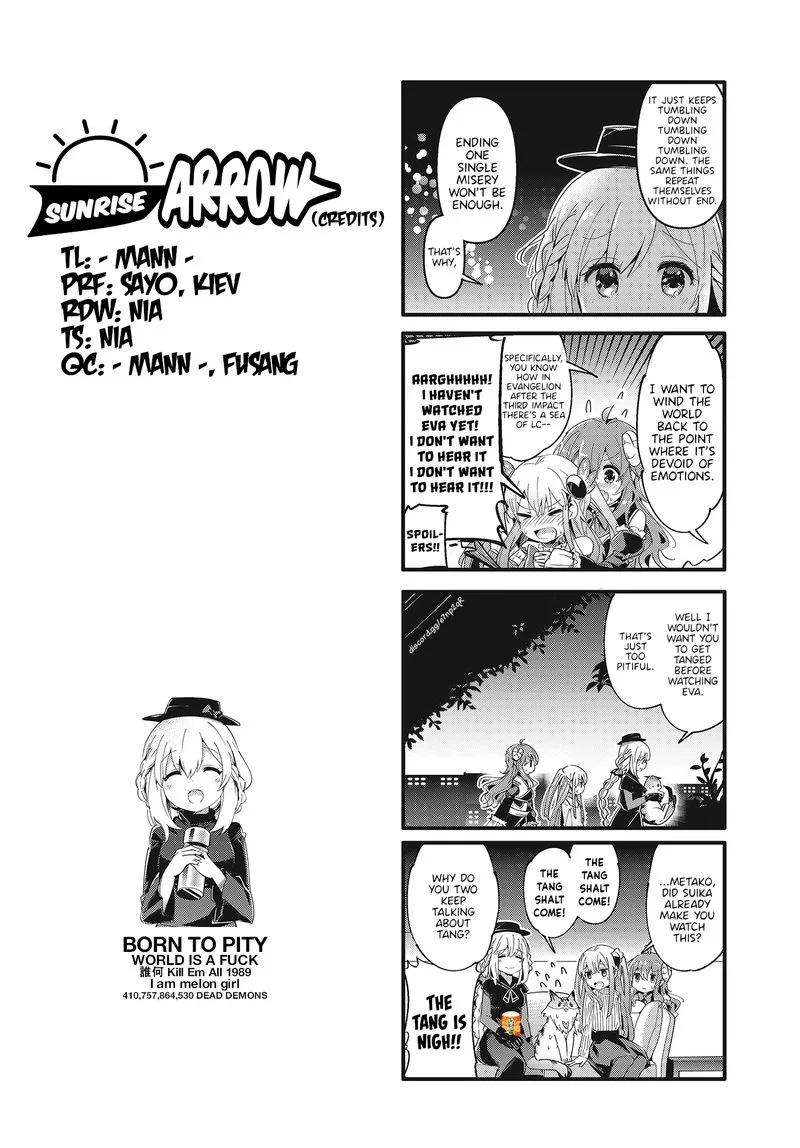 Machikado Mazoku Chapter 76 page 13